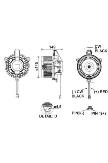 Innenraumgeblaese VOLVO XC40 RHD