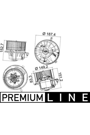 Innenraumgeblaese VW GOLF V/VI
