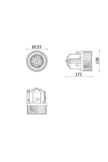 KALORIFER MOTORU LAND ROVER DISCOVERY SPORT L550 RANGE ROVER EVOQUE L538