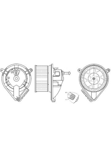KALORIFER MOTORU MERCEDES SPRINTER B901>B905 . VW LT 28-35-46