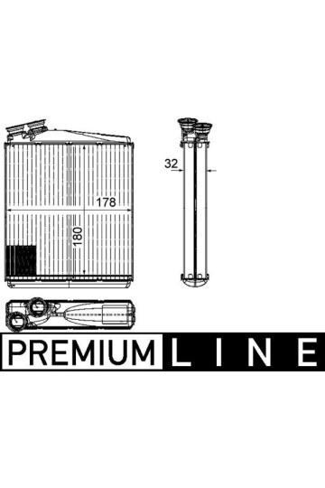 KALORIFER RADYATORU 204DTD AJ20D4 DISCOVERY SPORT L550 FREELANDER 2 L359 R.R EVOQUE L538 VOLVO V60 I S80 2 S60 2