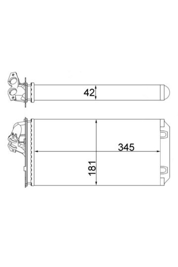 KALORIFER RADYATORU MERCEDES VITO W638 96>03
