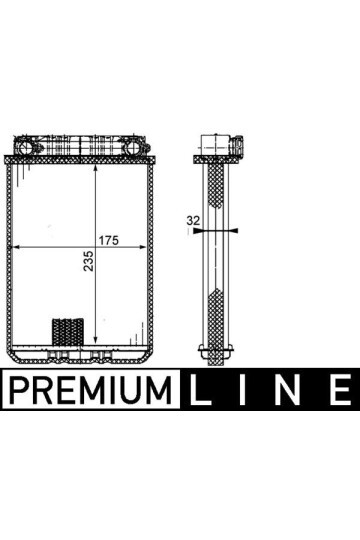 KALORIFER RADYATORU MERCEDES W203 CL203 S203 C209 A209 R230