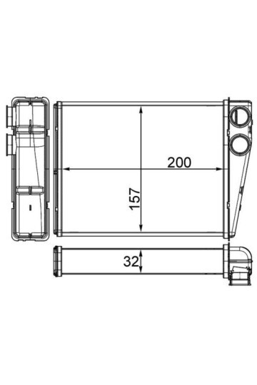 KALORIFER RADYATORU MERCEDES X164 W164 W251