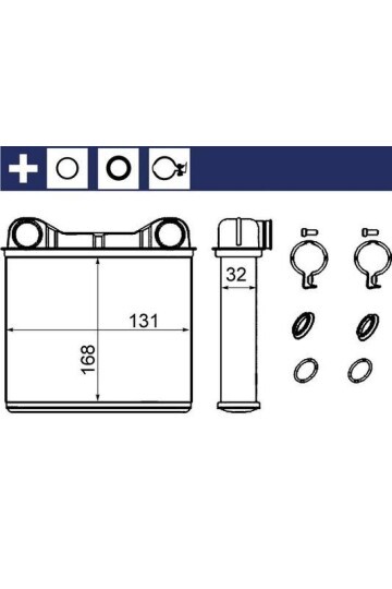 KALORIFER RADYATORU MERCEDES X164 W164 W251