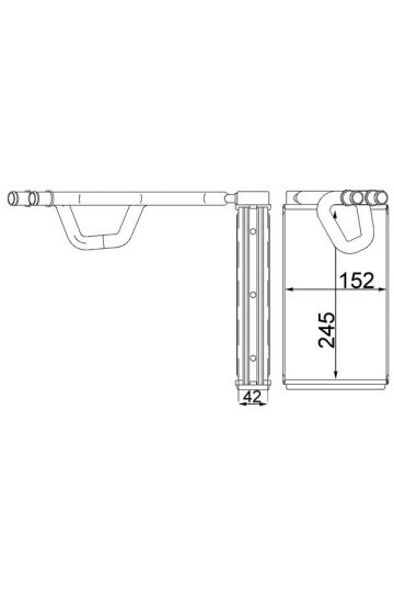 KALORIFER RADYATORU NISSAN NAVARA NP300 06> PATHFINDER III R51 05> 2.5dCi 3.0dCi