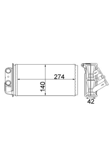 KALORİFER RADYATÖRÜ PALIO-ALBEA 248x132x33