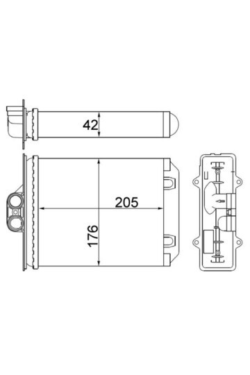 KALORİFER RADYATÖRÜ VECTRA B 96-02 250x182