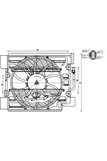 KLIMA FANI KOMPLE BMW M51 M52 M62 E39