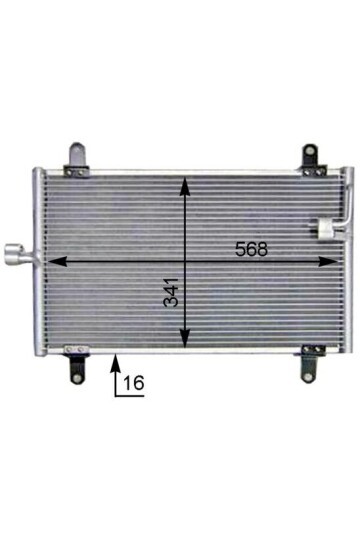 KLİMA KONDENSERİ DUCATO-BOXER-JUMPER 94-06 506x349x22