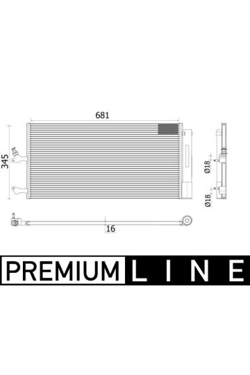KLIMA RADYATÖR KONDANSATÖR S60 III 19> S90 II 19> V60 II 19> V90 II 19> XC60 II 19> T4-T5 B4 Mild-Hybrid