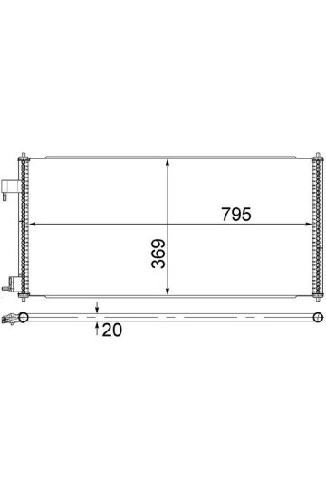 KLIMA RADYATÖRÜ CONNECT 02>14 1.8 TDCI 75-90-110PS