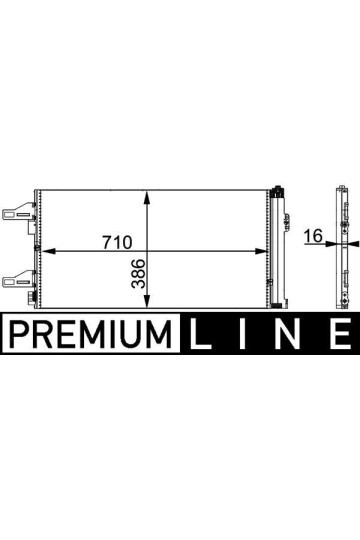 KLİMA RADYATÖRÜ KONDANSATÖR PEUGEOT BOXER 06> CITROEN JUMPER 06> FIAT DUCATO 06> 2.0-2.2 HDI