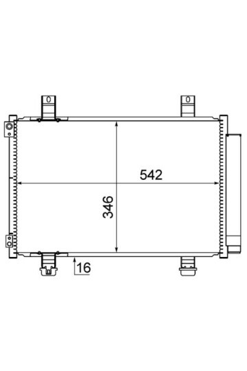 KLİMA RADYATÖRÜ KONDANSATÖRÜ OPEL AGILA B 08>14 1.2 TWİNPORT SUZUKI SPLASH 1.2 VVT 08>14