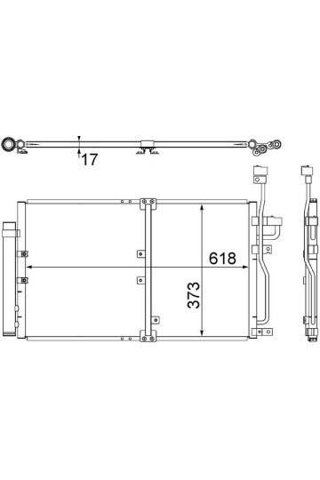 KLİMA RADYATÖRÜ KONDANSATÖRÜ OPEL ANTARA-CHAVROLET CAPTIVA 06>