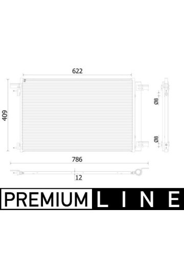 KLİMA RADYATÖRÜ KONDANSATÖRÜ PEUGEOT P308-CC 10>14 RZC 10>15 DS4 11>15 1.6 THP-GTi