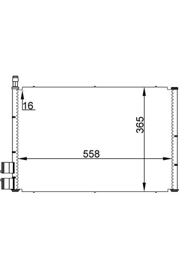 KLIMA RADYATORU KONDANSER FIESTA FUSION 1.25 1.4 1.6 1.4TDCI 02 08 MAZDA 2 125 1.4