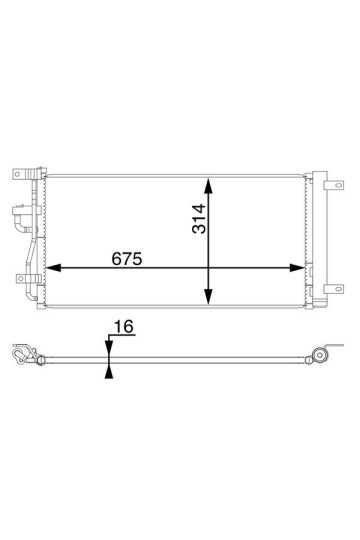 KLİMA RADYATÖRÜ KONDENSER CAPTIVA-ANTARA 2.0/2.2 CDTI 06->