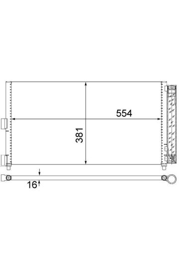 KLİMA RADYATÖRÜ KONDENSER FIAT DOBLO 01>IDEA 04>PUNTO 03> LANCIA YPSILON 06>11 1.2 1.3JTD 1.4 1.9JTD
