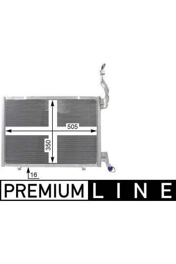 KLIMA RADYATORU KONDENSER FORD B MAX 08> FIESTA 12>17 COURIER 14> 1.5-1.6 TDCI