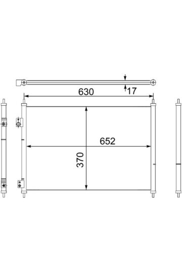 KLİMA RADYATÖRÜ KONDENSER HONDA CIVIC 1.6L D16V1 D16W7 VTEC SEDAN Manuel vites ES 01-05