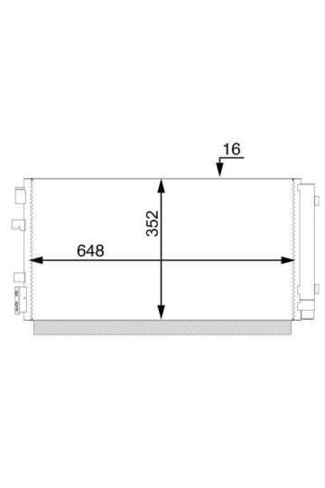 KLİMA RADYATÖRÜ KONDENSER RENAULT FLUENCE 09> MEGANE III 09> SCENIC III 09> 1.2TCe 1.5dCi 1.6 1.9dCi 2.0