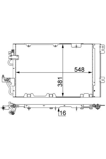 KLİMA RADYATÖRÜ KONDENSERİ OPEL ASTRA H-ASTRA H GTC-ZAFIRA B 1.6 Z16LET-A16LET-Z16XNT-A16XNT 2.0 Z 20LER-Z20LEL
