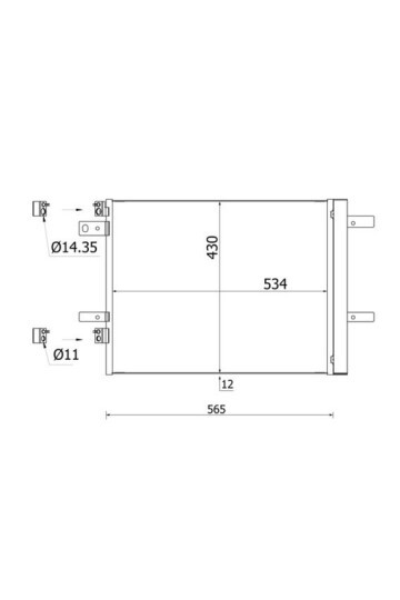 KLİMA RADYATÖRÜ KONDENSERİ OPEL ASTRA L-GRANDLAND-VIVARO C-ZAFIRA LIFE PEUGEOT P3008 II-P308 II- P5008 II-P508 EXPERT IVPARTNER-C4 PICASSO-JUMPY IV-PA
