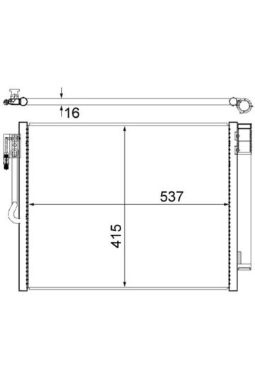 KLİMA RADYATÖRÜ KONDENSERİ OPEL MERİVA B 10>17