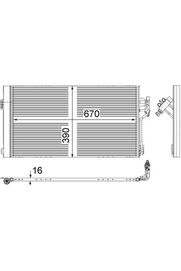 KLIMA RADYATORU MERCEDES VITO W639 03>