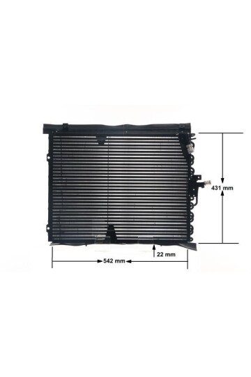 KLIMA RADYATORU MERCEDES W124 S124 C124