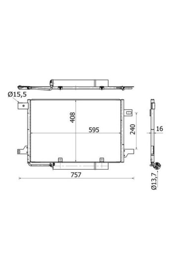 KLIMA RADYATORU MERCEDES W169 W245