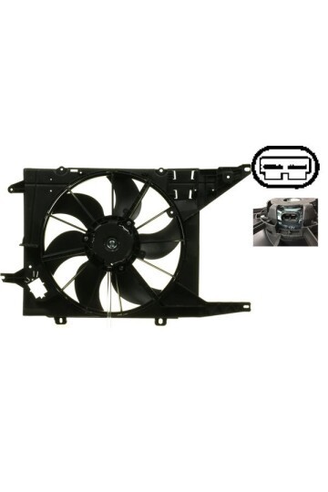 Kühlmittelkühler-/Kondensator-Lüfter DACIA LOGAN MCV KS