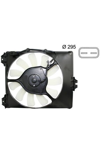 Kühlmittelkühler-/Kondensator-Lüfter FIAT SEDICI