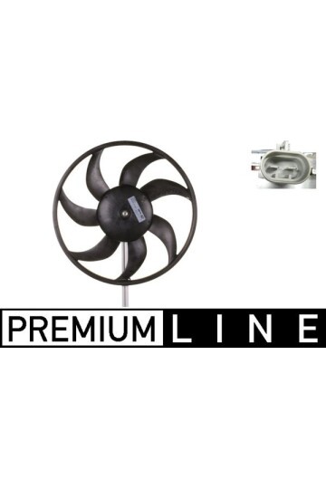 Kühlmittelkühler-/Kondensator-Lüfter OPEL/VAUXHALL MERIVA B