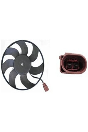 Kühlmittelkühler-/Kondensator-Lüfter VW GOLF V 2.0