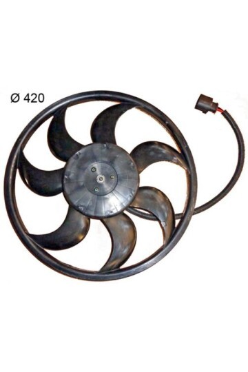 Kühlmittelkühler-/Kondensator-Lüfter VW MULTIVAN V 7HM. 7HN