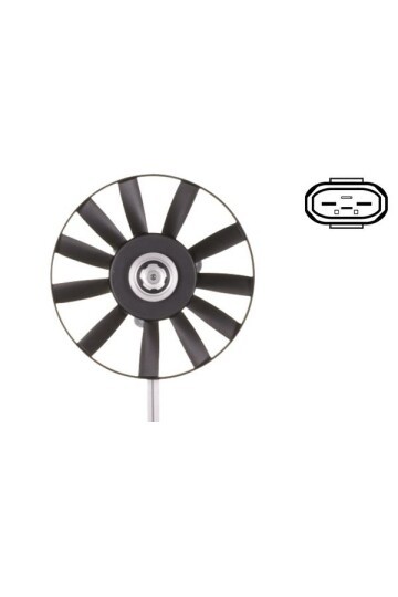 Kühlmittelkühler-/Kondensator-Lüfter VW POLO 6N1