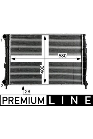 Kühlmittelkühler ALFA GT 1.8 TS 2.0 JTS