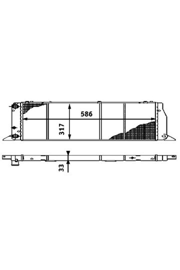 Kühlmittelkühler AUDI 80 III