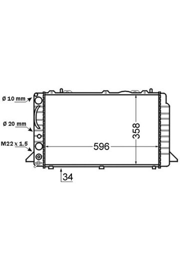 Kühlmittelkühler AUDI 80 III