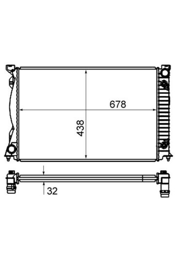 Kühlmittelkühler AUDI A6 3.0
