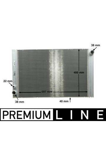 Kühlmittelkühler AUDI A8