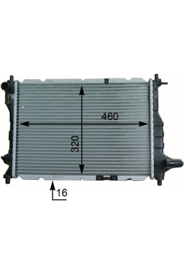 Kühlmittelkühler CHEVROLET MATIZ/SPARK