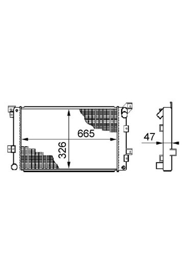 Kühlmittelkühler CHRYSLER VOYAGER