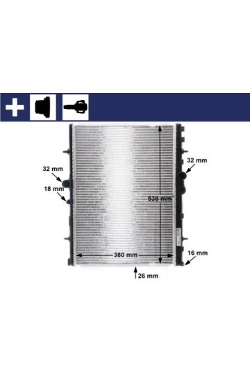 Kühlmittelkühler CITROEN BERLINGO