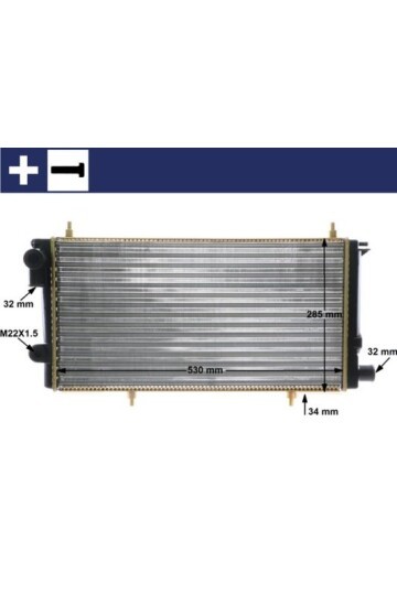 Kühlmittelkühler CITROEN C15