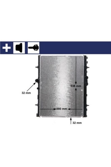 Kühlmittelkühler CITROEN C4 / C5