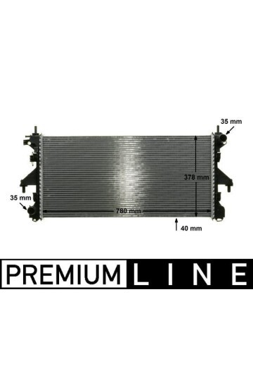 Kühlmittelkühler CITROEN JUMPER / FIAT DUC