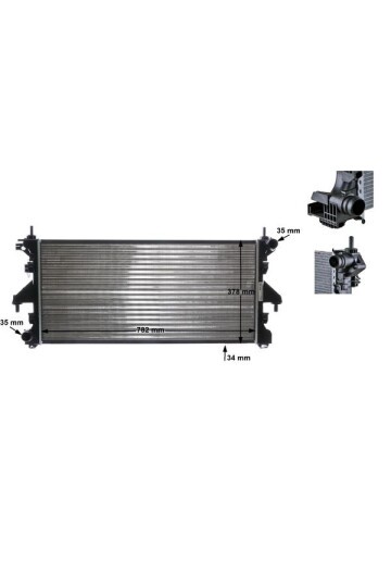 Kühlmittelkühler CITROEN JUMPER / FIAT DUC